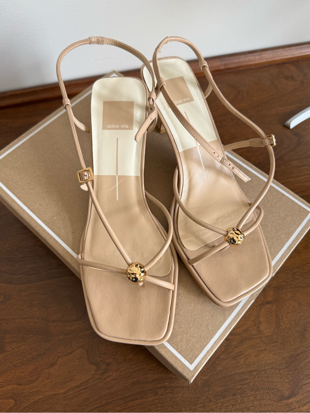 Dolce Vita Leather Heeled Sandals